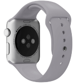 Ремешок силиконовый Special Case для Apple Watch 4 / 3 / 2 / 1 (38мм) Бежевый S/M/L