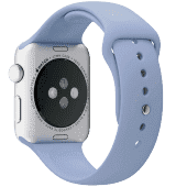 Ремешок силиконовый Special Case для Apple Watch 4 / 3 / 2 / 1 (38мм) Сиреневый S/M/L