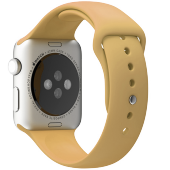 Ремешок силиконовый Special Case для Apple Watch 4 / 3 / 2 / 1 (38мм) Ореховый S/M/L