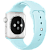 Ремешок силиконовый Special Case для Apple Watch 4 / 3 / 2 / 1 (38мм) Светло Голубой S/M/L