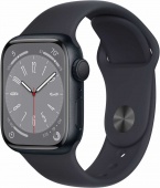 Apple Watch Series 8, 45 мм, корпус из алюминия цвета «тёмная ночь»