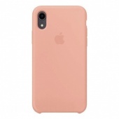 Чехол Silicone Case для iPhone XR, персиковый