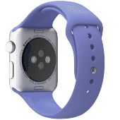 Ремешок силиконовый Special Case для Apple Watch 4 / 3 / 2 / 1 (42мм) Васильковый S/M/L