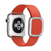 Ремешок кожаный Modern Buckle для Apple Watch 2 / 1 (38mm) Красный