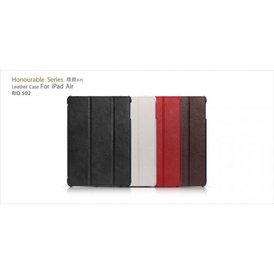 Кожаный чехол iCarer Honourable (черный) для iPad Air