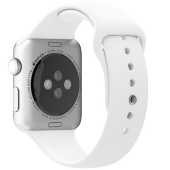 Ремешок силиконовый Special Case для Apple Watch 4 / 3 / 2 / 1 (38мм) Белый S/M/L