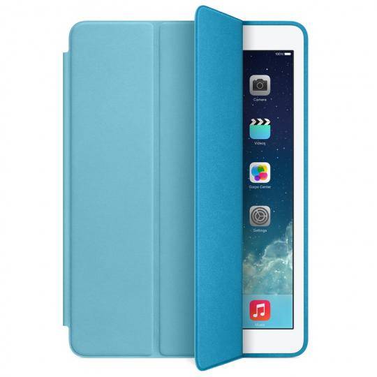Кожаный чехол Smart Case (голубой) для Apple iPad mini 3 / mini 2 Retina