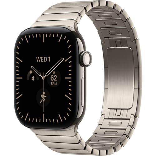 Смарт-часы Apple Watch Series 12 (GPS+Cellular) 46mm Natural Titanium Case with Natural Link Bracelet (Титановый)