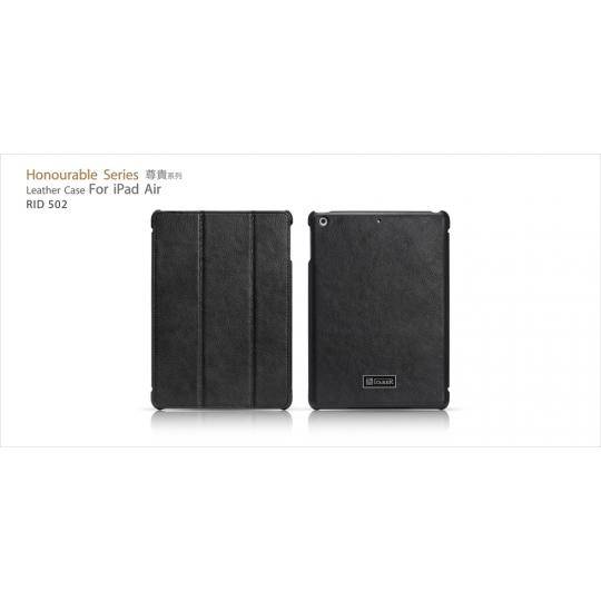 Кожаный чехол iCarer Honourable (черный) для iPad Air