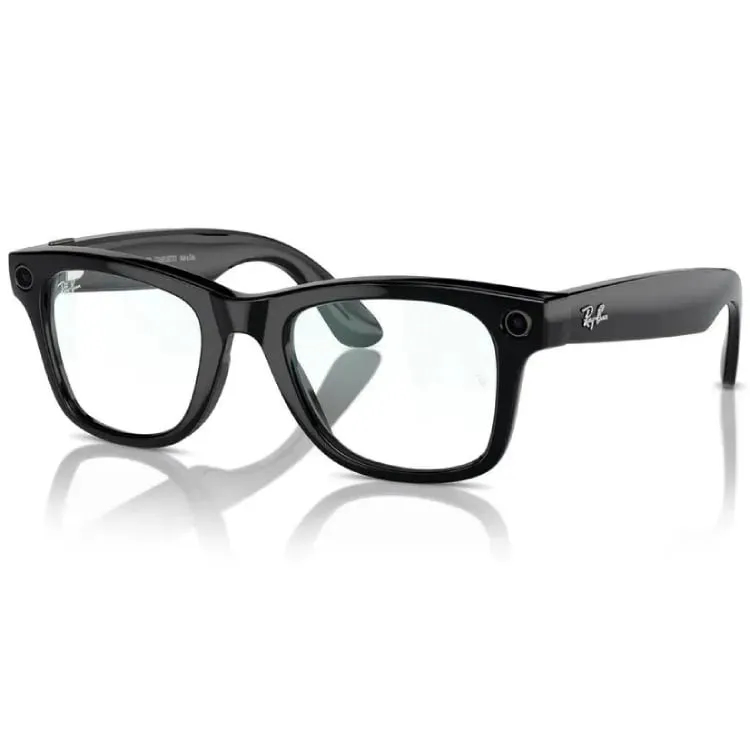 Умные очки Ray-Ban Meta Wayfarer RW4008 Shiny Black/Clear L