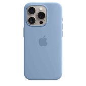 Чехол Silicone Case MagSafe для iPhone 15 Pro Зимний синий