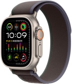 Apple Watch Ultra 2 GPS + Cellular, 49 мм, корпус из титана, ремешок Trail синего/черного цвета, размер M/L