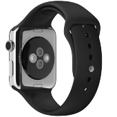 Ремешок силиконовый Special Case для Apple Watch 4 / 3 / 2 / 1 (42мм) Черный S/M/L