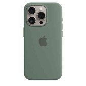 Чехол Silicone Case MagSafe для iPhone 15 Pro Кипарис