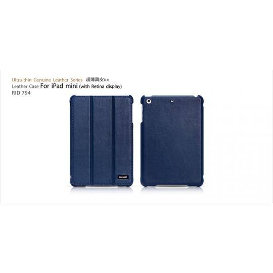 Чехол iCarer Ultra-thin Genuine (синий) для iPad mini Retina