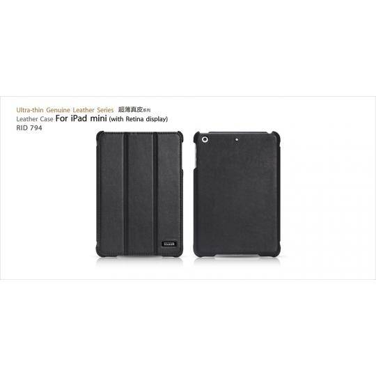 Чехол iCarer Ultra-thin Genuine (черный) для iPad mini Retina