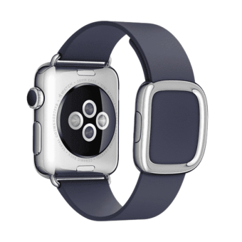 Ремешок кожаный Modern Buckle для Apple Watch 2 / 1 (38mm) Темно-Синий