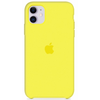 Чехол Silicone Case для iPhone 12/12 Pro Желтый