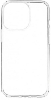 Чехол силиконовый плотный для iPhone 13 (Прозрачный)