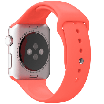 Ремешок силиконовый Special Case для Apple Watch 4 / 3 / 2 / 1 (38мм) Розовый S/M/L