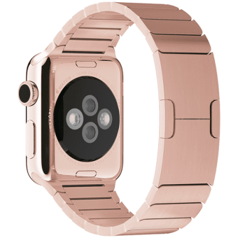 Браслет блочный для Apple Watch 2 / 1 (38мм) Розовое Золото